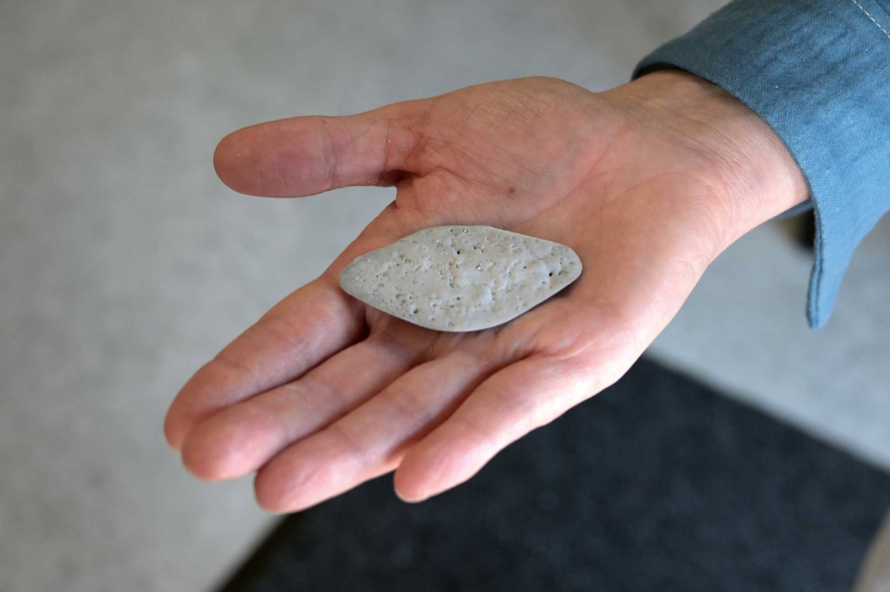 Endprodukt Aluminiumhydroxid, aus dem anschliessend wieder Aluminium hergestellt werden kann.