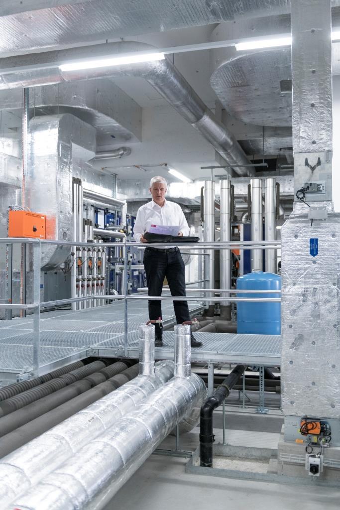 L’automatisation du pavillon hospitalier a été réalisée sous la responsabilité de Thomas von Ah.