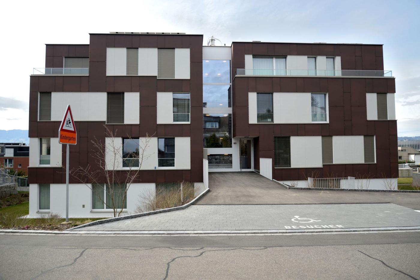 L’un des deux immeubles du lotissement de Männedorf, lauréat du Watt d’Or.