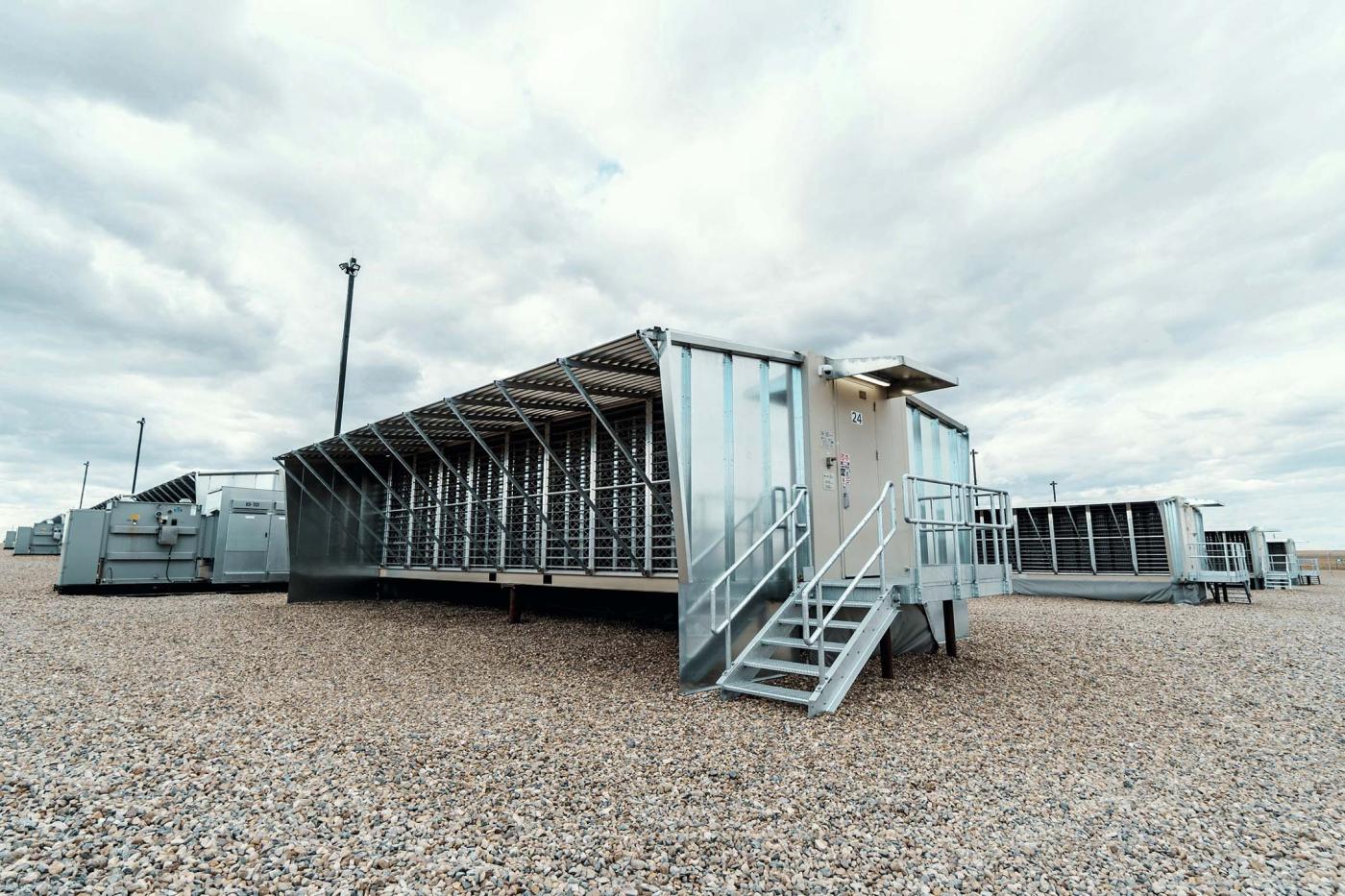 Bitcoin-Mining in Kanada: Rechenzentrum in Medicine Hat, Provinz Alberta, im Jahr 2018.