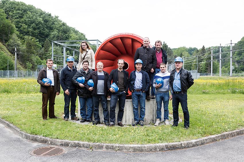 Formation des exploitants à la centrale de Hauterive (FR).