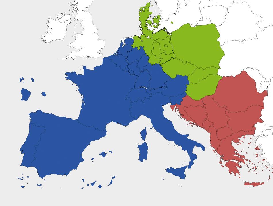 System-Split-Szenario, 3-Zonen-Störung angelehnt an E.ON-Störung 2006.