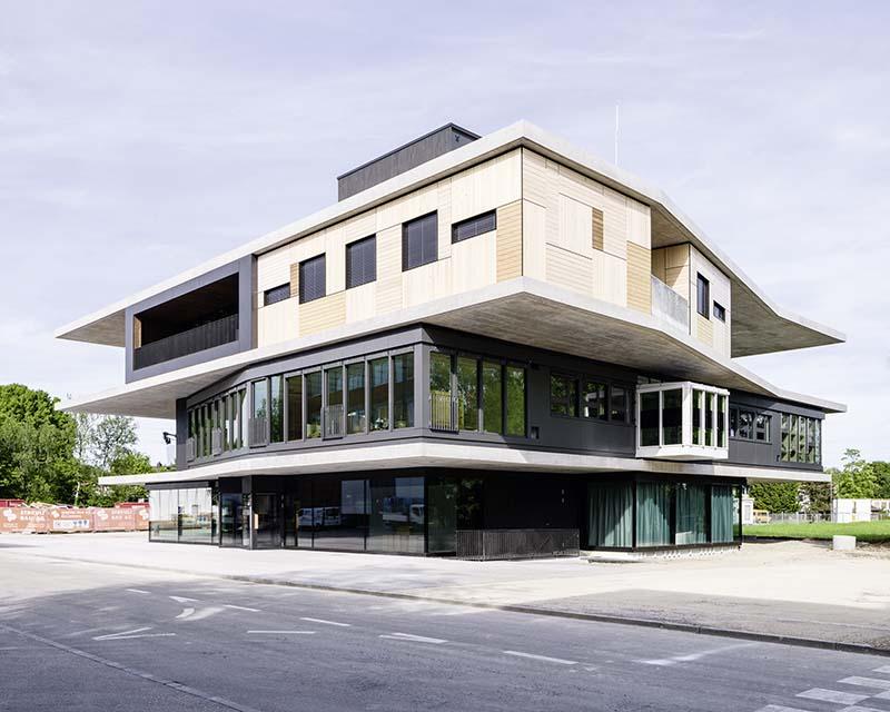Das modulare Forschungs- und Innovationsgebäude Nest.