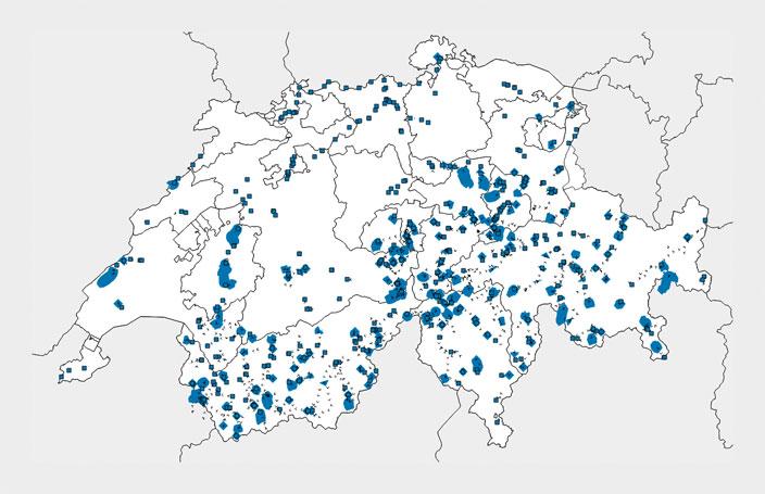 Benutzte Wasserkraftdaten im Afem-Model (Wasserkraftwerke und Speicherseen).