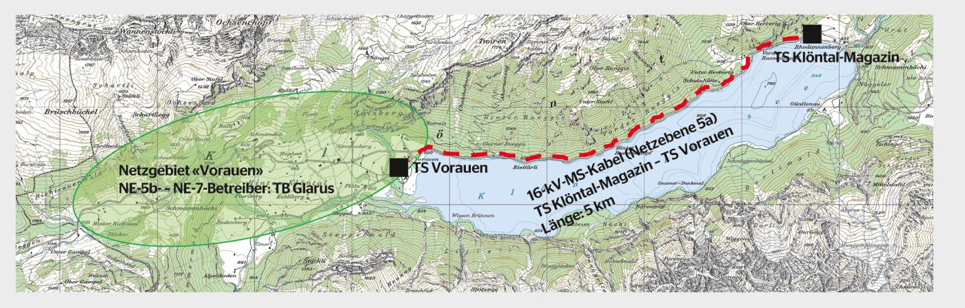 Das Netzgebiet «Vorauen».