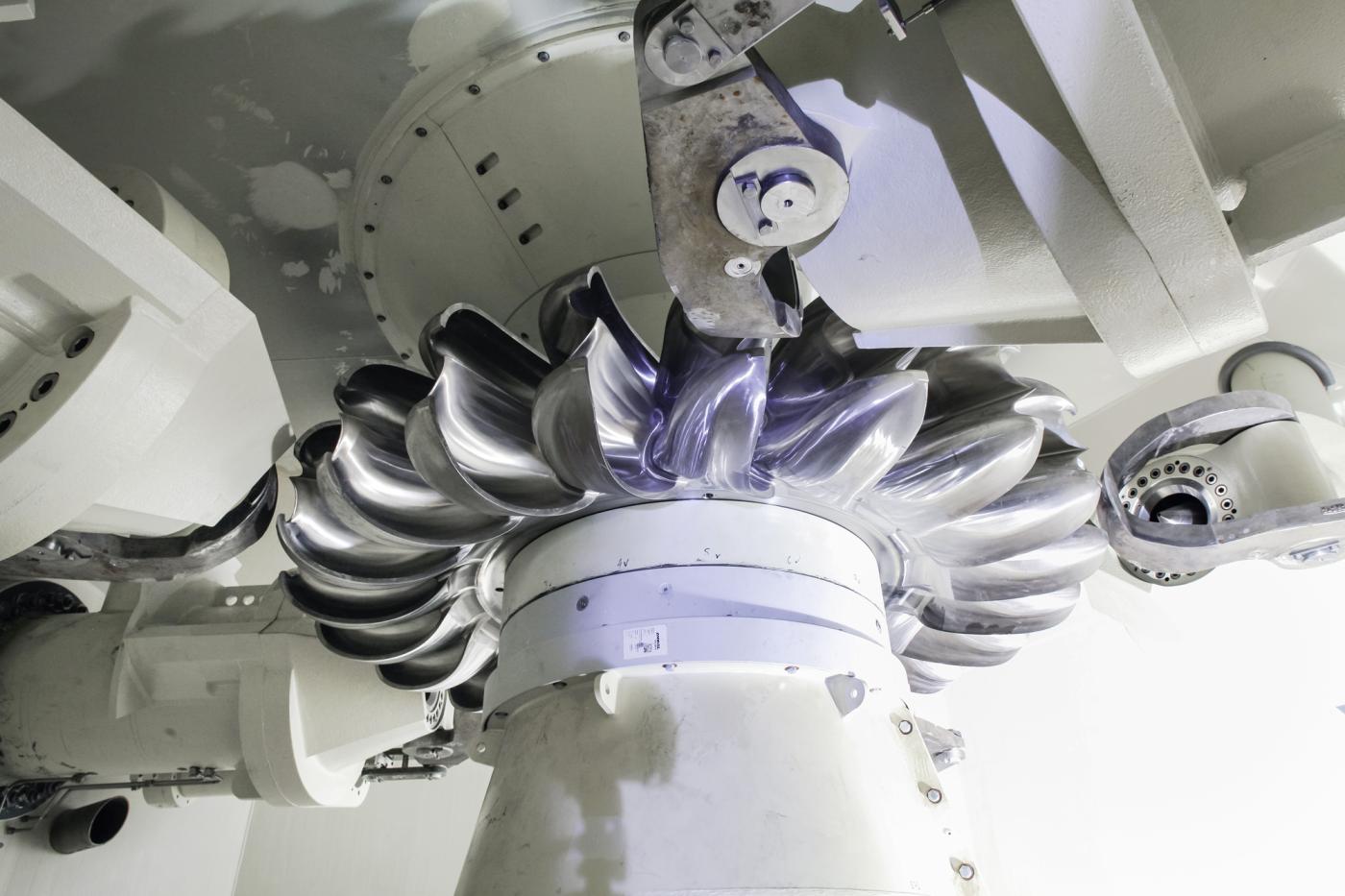 <strong>Figure 4</strong> Turbine de 120 MW de FMHL+, projet pilote de la Maintenance 4.0.