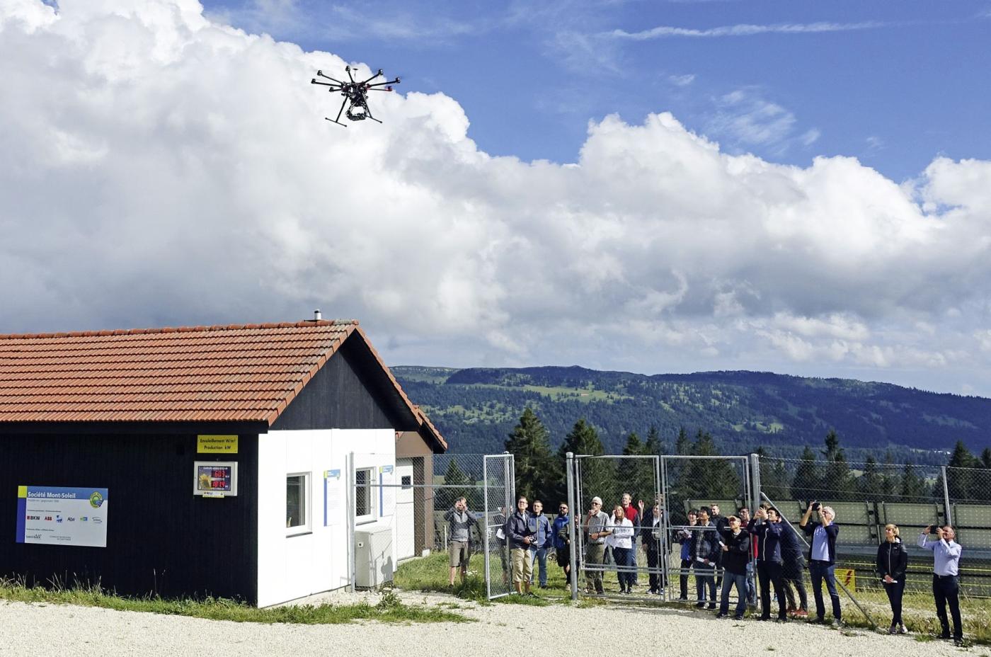 Inspection thermographique par drone (PhD Summer School Mont-Soleil 2018).