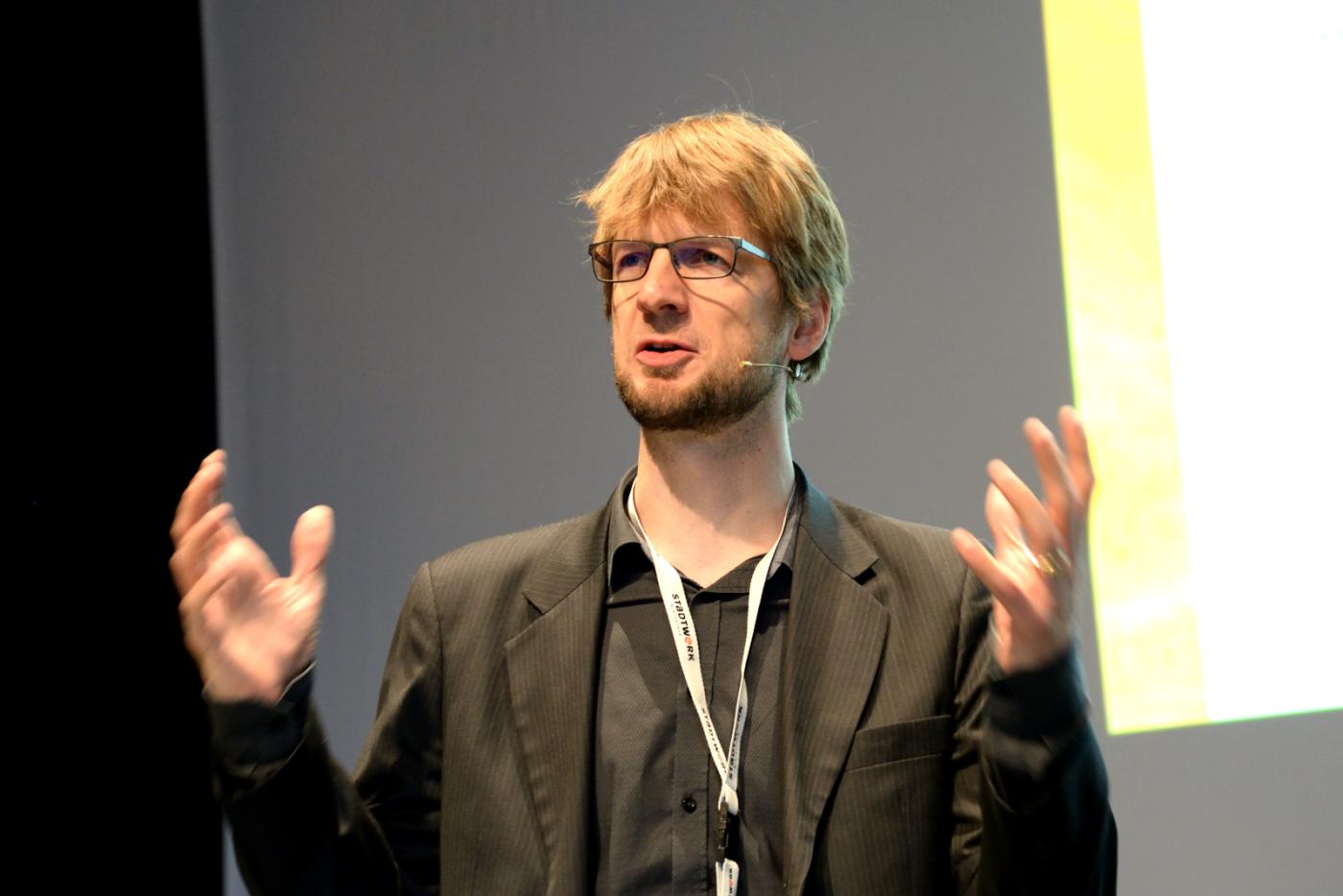 Ein Blockchain-Projekt stand im Zentrum der Präsentation von Alain Brenzikofer.