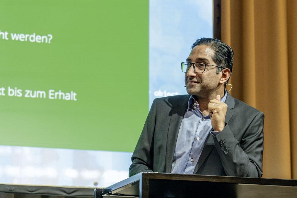 Bobjoseph Mathew referierte an der Swissmig-Fachtagung.