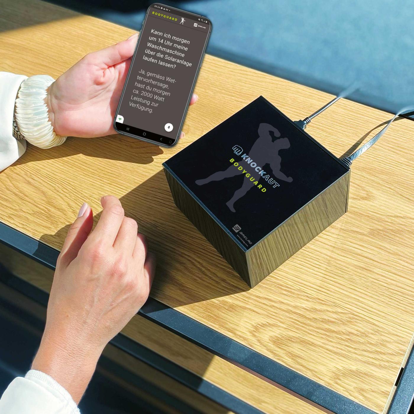 Die Smart-Home-Gebäudesteuerung Knockaut wurde an der HSLU mit einer lokalen Offline-Sprachsteuerung ausgerüstet und bietet dadurch höchste Privatsphäre.