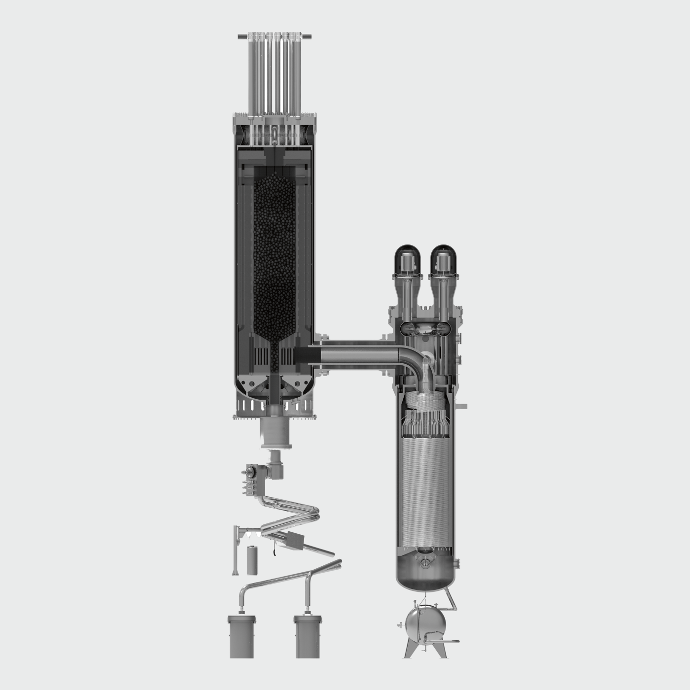 Xe-100: ce réacteur commercial à lit de boulets à haute température refroidi au gaz devrait être mis en service aux États-Unis en 2027.