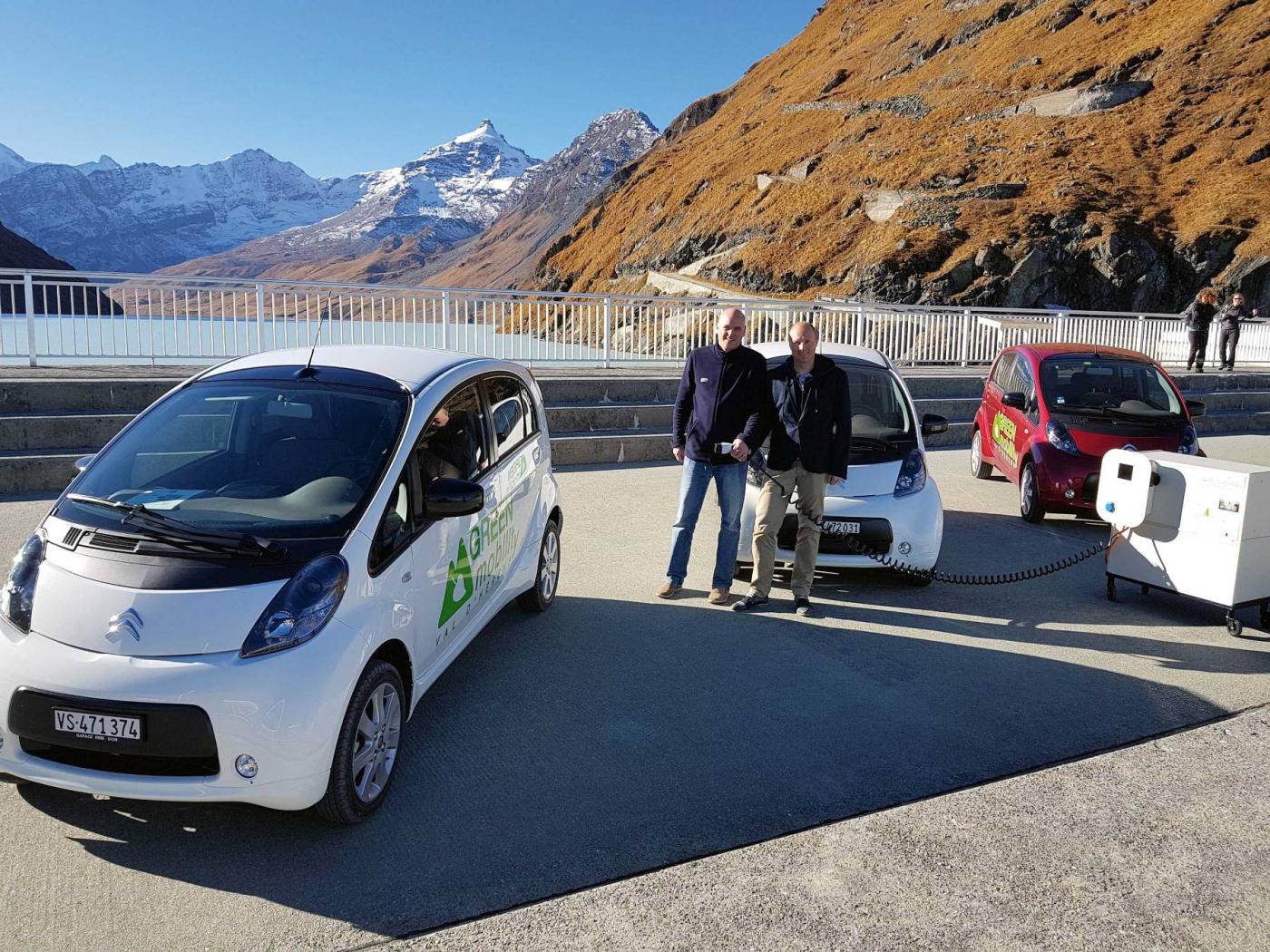 Figure: Groupe ELe V2G, une solution de stockage complémentaire aux barrages? Figure: HES-SO Valais-Wallis