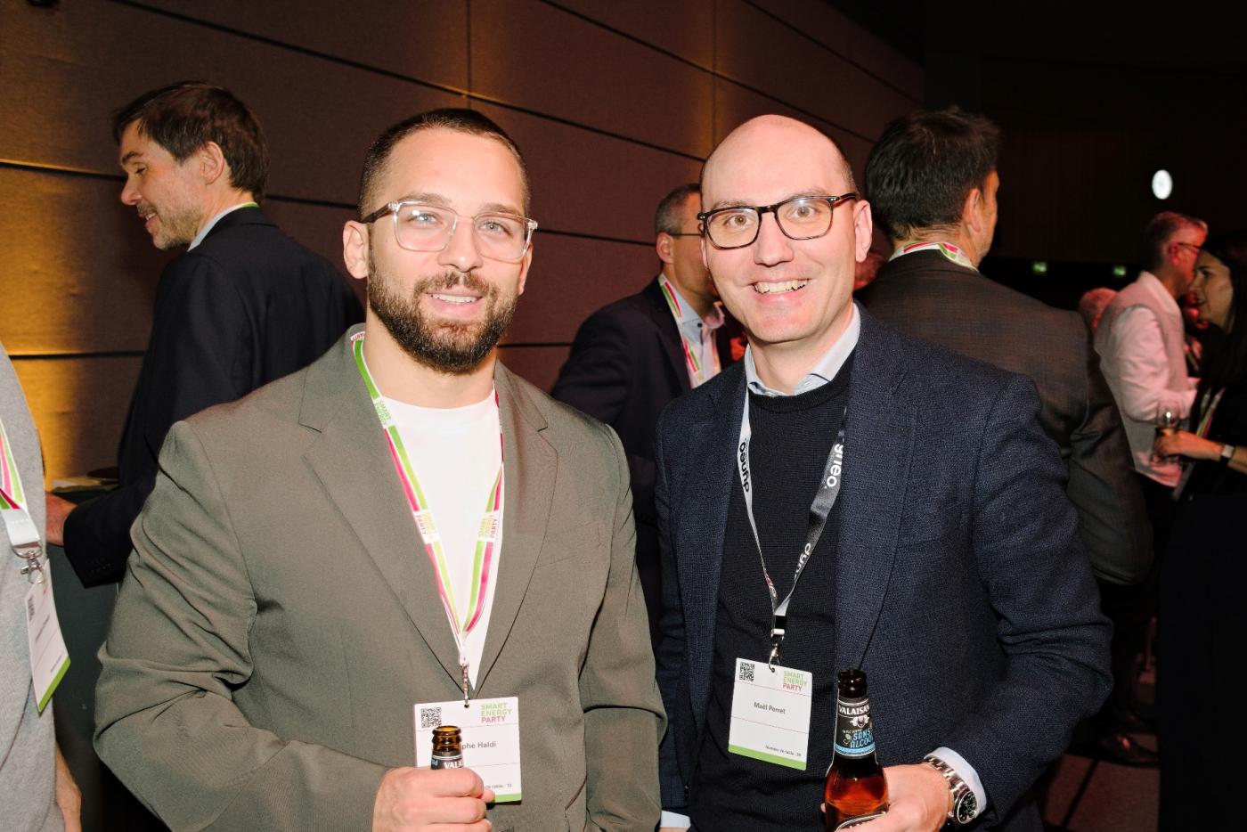 Christophe Haldi, Eeproperty, et Maël Perret, Dyneo Technologies.