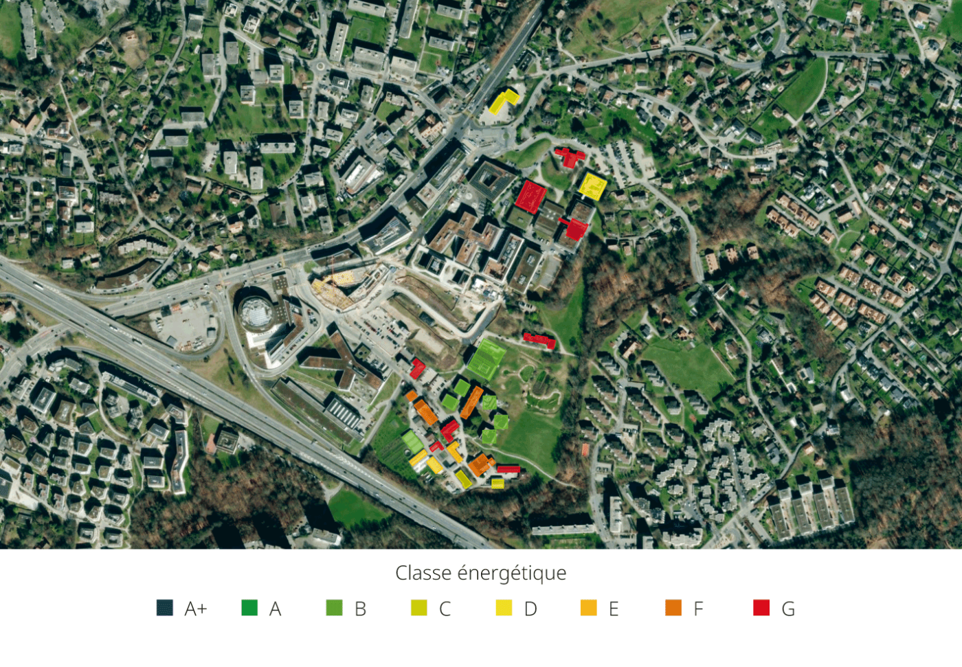 <span class="nowrap"><strong>Figure 3</strong></span> Visualisation de la classe énergétique des bâtiments dans l’outil Enerbat.