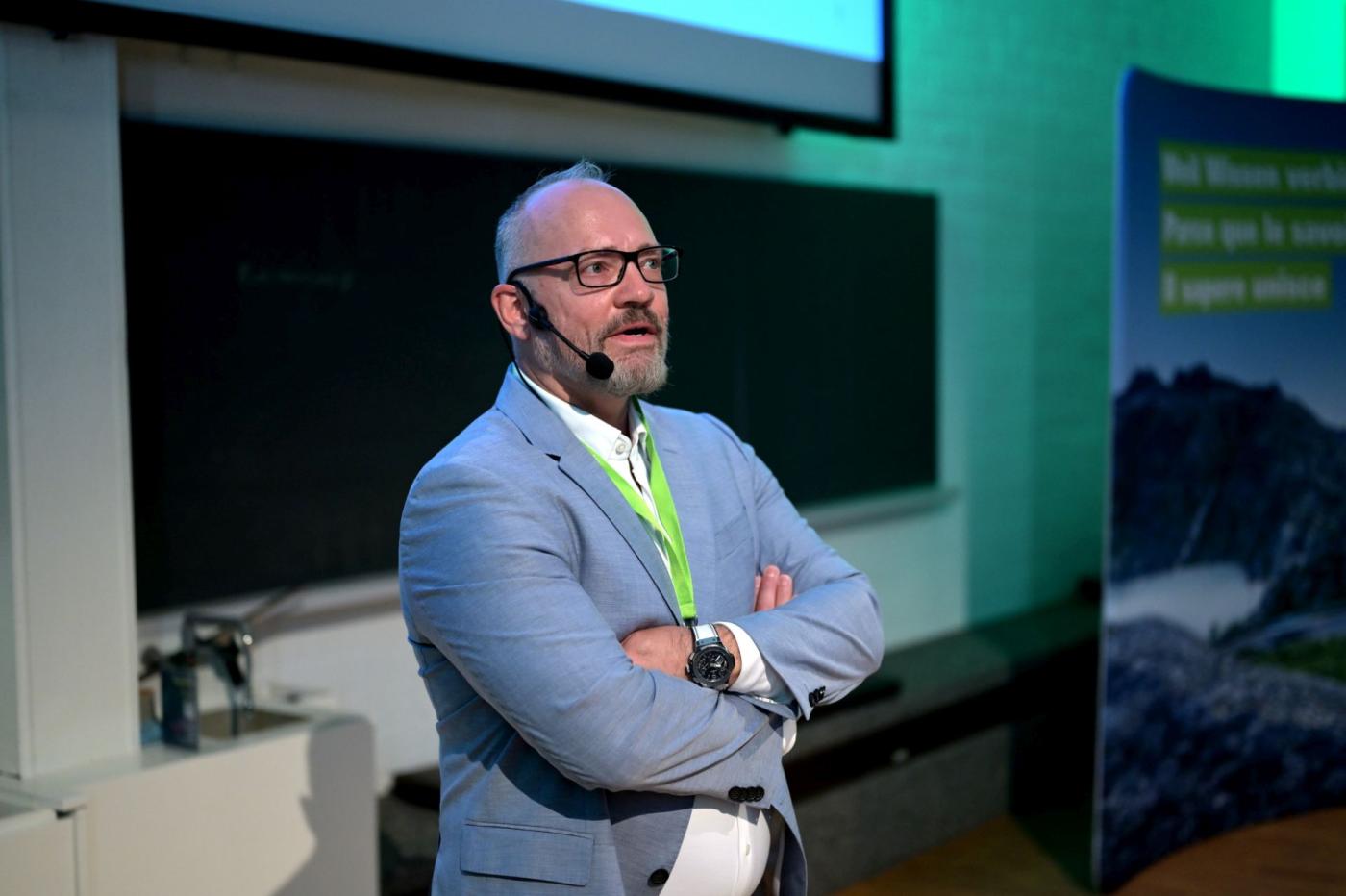 David Nix stellte die digitale Transformation bei IEC vor.