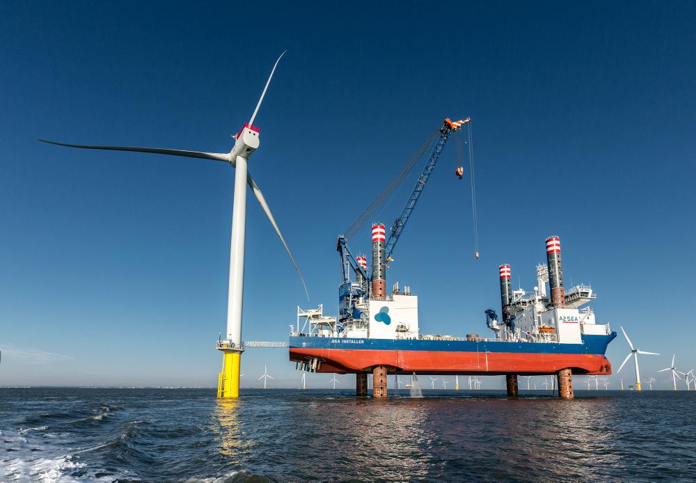 Deutscher Offshore-Windpark in Rekordzeit erstellt