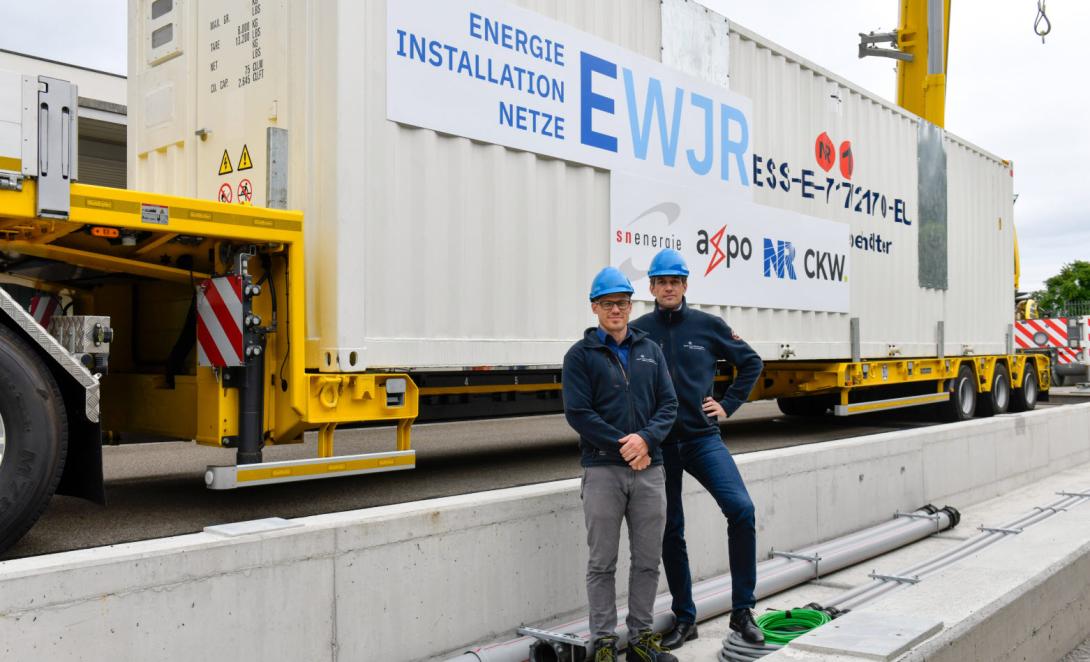 2-MW-Batteriespeicher für die Ostschweiz