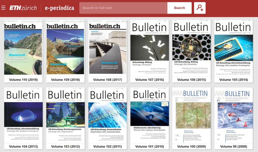 Une première partie du Bulletin est en ligne