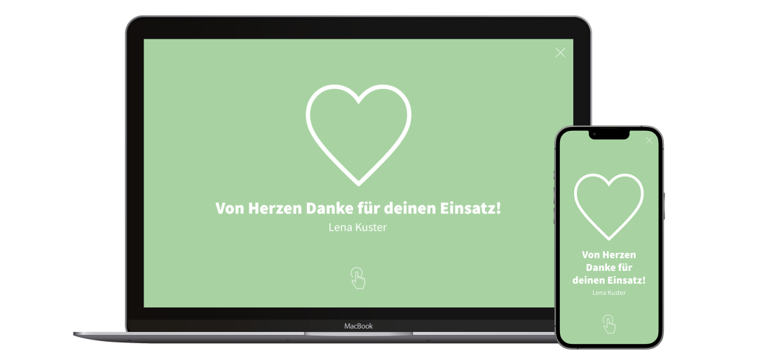 Wertschätzungs-Karten von Involve