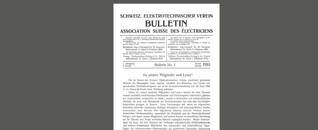 Das Bulletin ist nun komplett online
